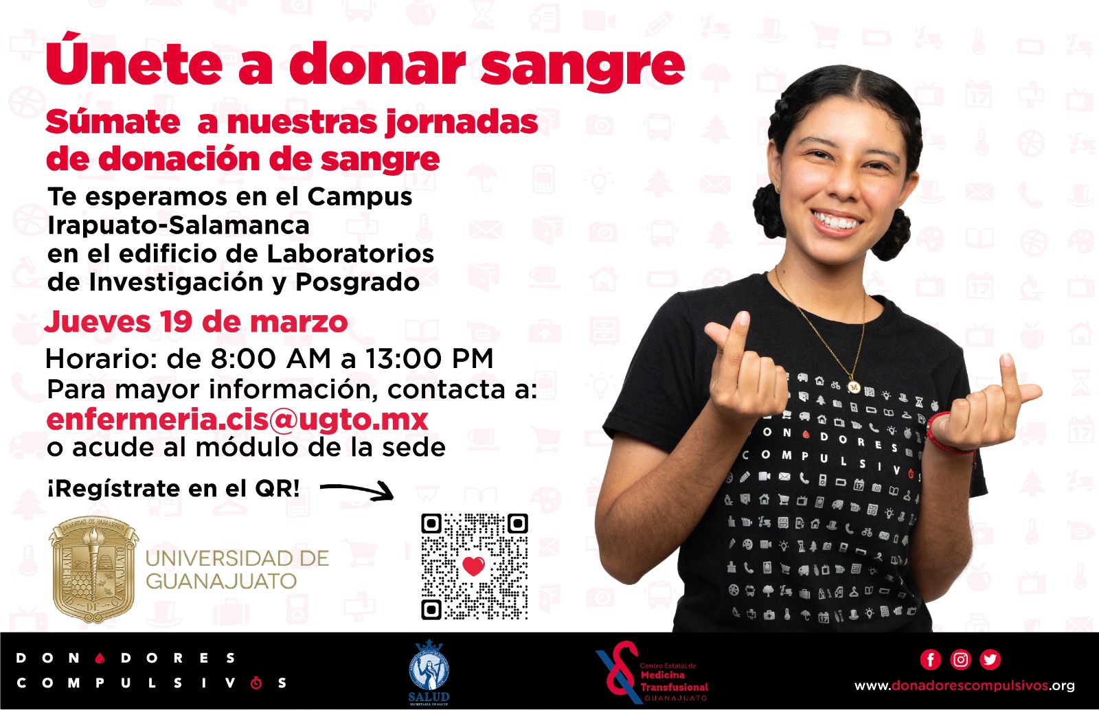 Donadores estudiando