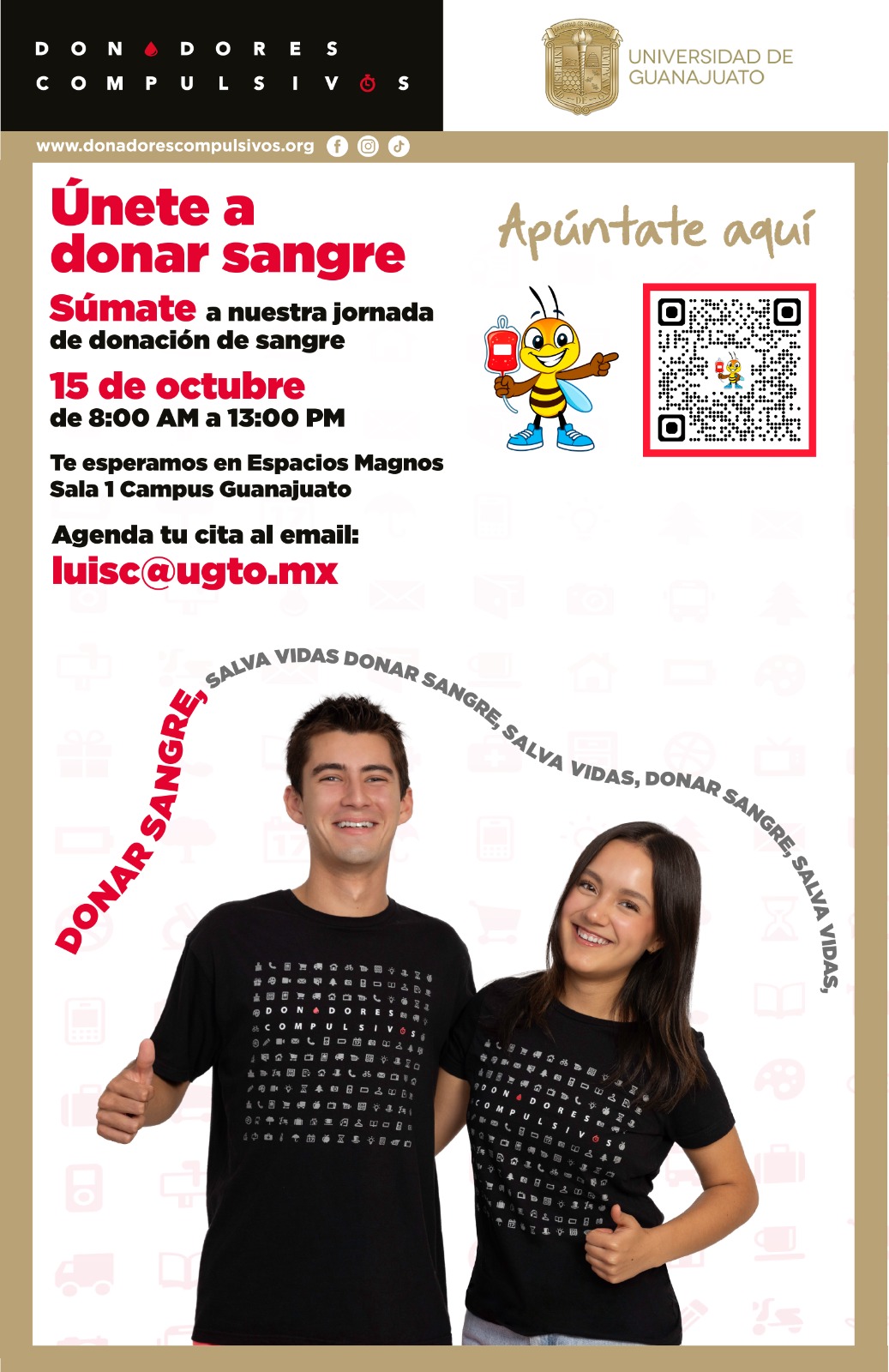 Donadores estudiando